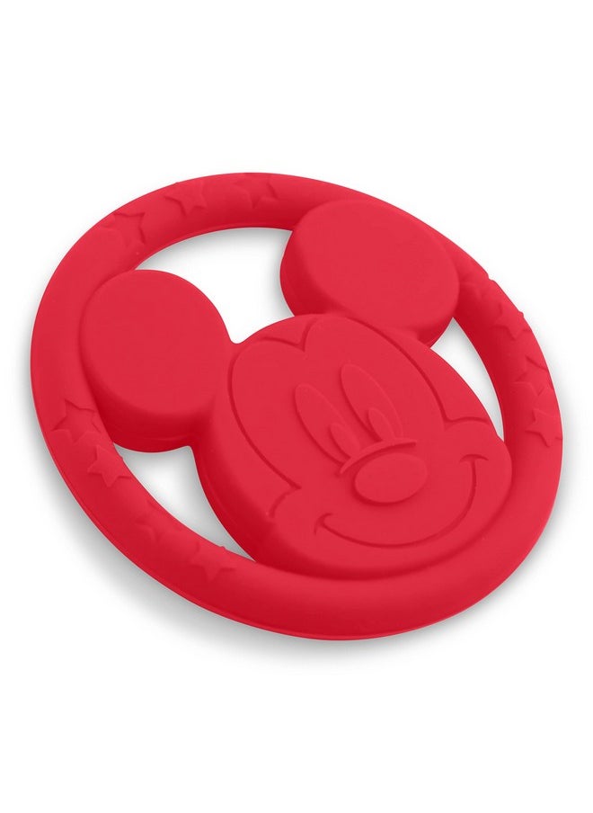 Disney Silicone Teether Toy Set For Infants, Food Grade And Bpa Free Teethers For Babies 6-12 Months, 2-Pack Teether Toys For Newborns