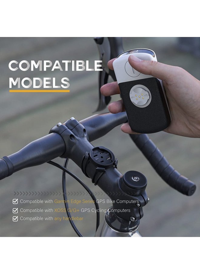 TUSITA Quarter-Turn Bike Mount Compatible with Garmin | XOSS G/G+ | iGPSPORT Bike GPS Computer