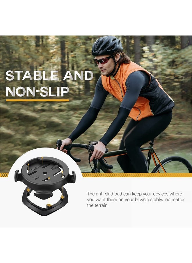 TUSITA Quarter-Turn Bike Mount Compatible with Garmin | XOSS G/G+ | iGPSPORT Bike GPS Computer