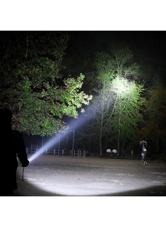 I0DO Zoomable Handheld Flashlight High Lumens Rechargeable Tactical Flashlights Long Range Super Bright Torch High Power Multi-Function Led Emergency Handheld Flashlight