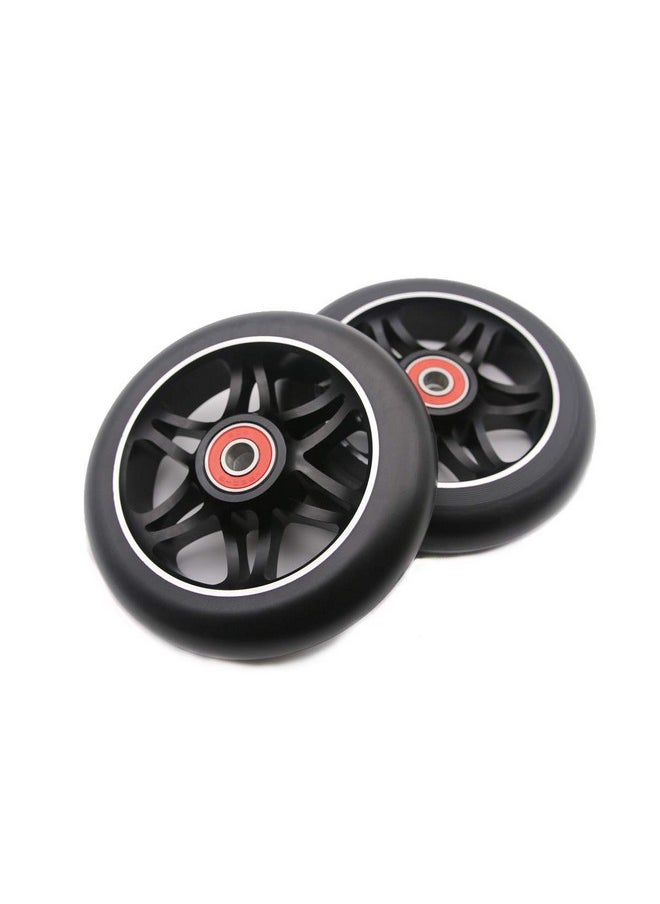 Z-FIRST 2Pcs 110mm Pro Scooter Wheels with ABEC 9 Bearings Fit for MGP/Razor/Lucky Envy/Vokul Pro Scooters Replacement Wheels