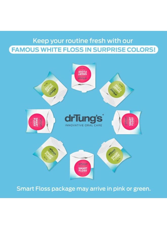 Smart Floss, 30 yds, Dental Floss - Natural Cardamom Flavor Colors May Vary (6 Pack)