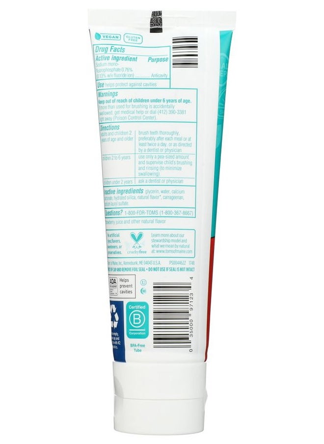 Natural Kid's Fluoride Toothpaste, Silly Strawberry, 5.1 oz. (back in original formula)
