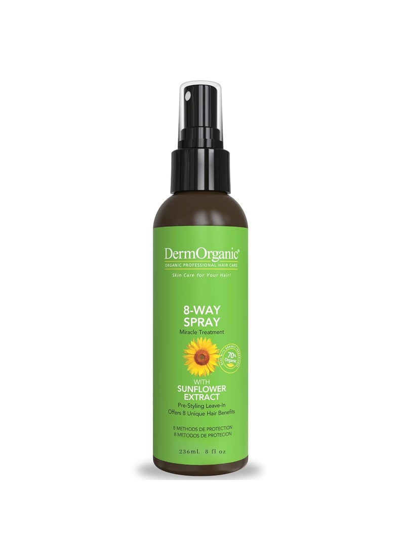 DermOrganic Color Care with Sunflower AntiFade Extract  SulfateFree 8WAY THERMAL SPRAY  8 Fl Oz