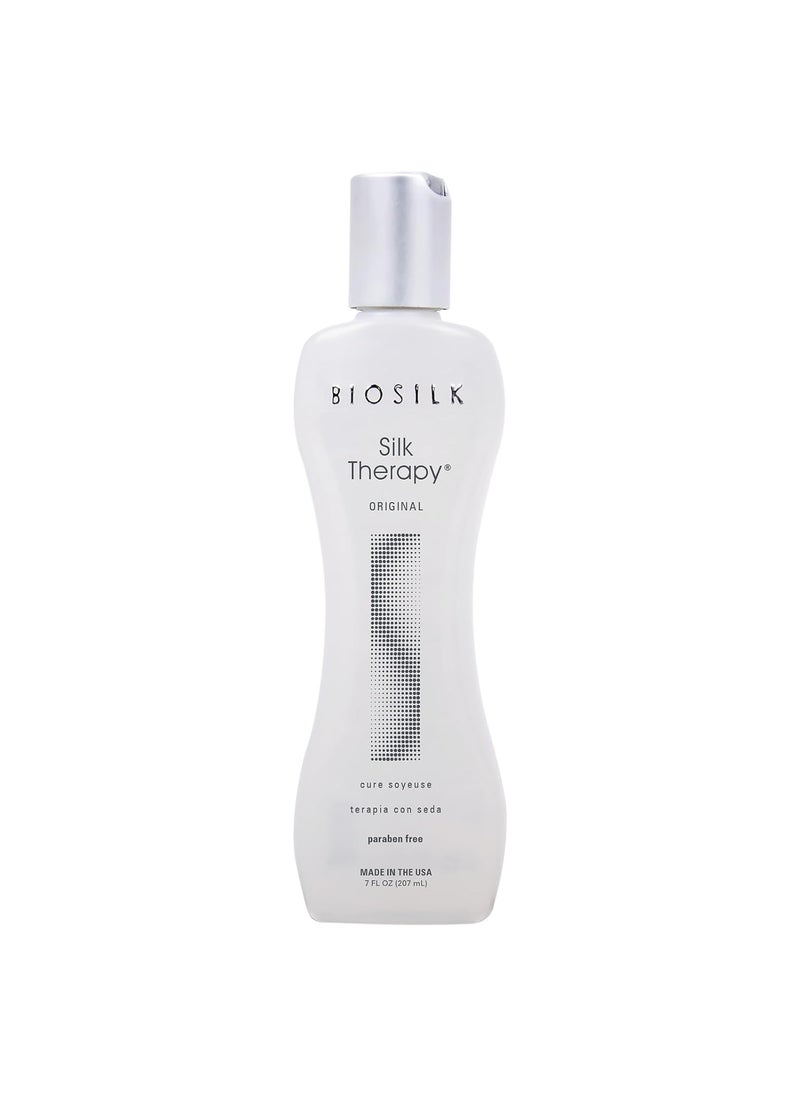 BioSilk Silk Therapy Original Reconstructing Treatment For Adding Shine  Helping Prevent Split Ends Sulfate Paraben  CrueltyFree 7 Oz