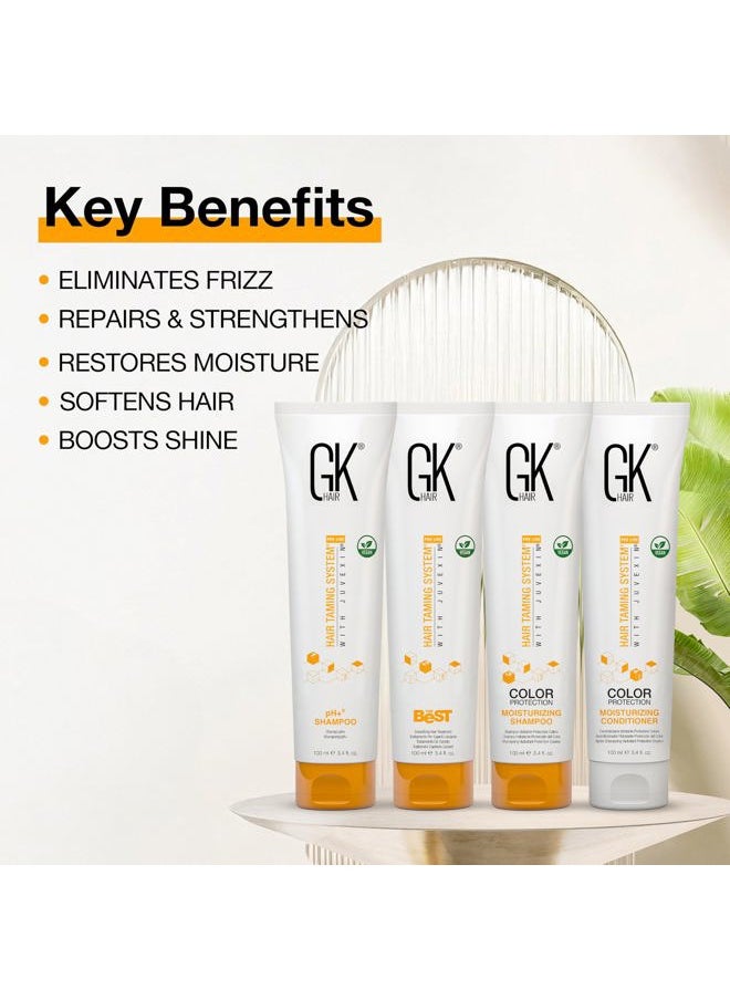 Global Keratin The Best Smoothing Keratin Treatment Kit (3.4 Fl Oz/100ml) Professional Brazilian Complex Blowout Straightening For Silky Smooth & Frizzy Hair