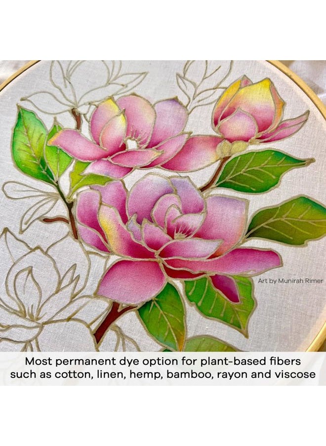 Procion Tie Dye Powder Brilliant Orange 2/3oz Jar - Powder Dye for Tie Dye - Permanent & Washfast Powder Tie Dye - Use as Ice Tie Dye Powder, Cold Water Dye for Fabric & Clothing Dye