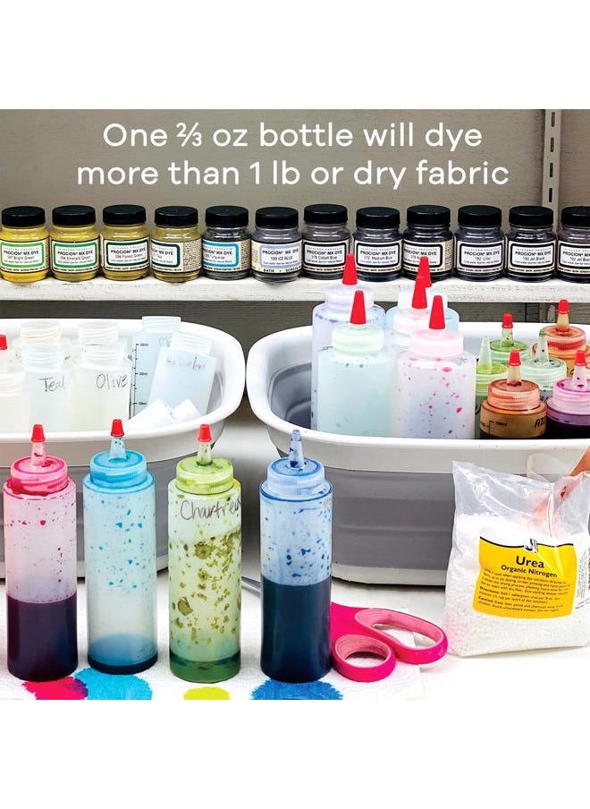 Procion Tie Dye Powder Brilliant Orange 2/3oz Jar - Powder Dye for Tie Dye - Permanent & Washfast Powder Tie Dye - Use as Ice Tie Dye Powder, Cold Water Dye for Fabric & Clothing Dye