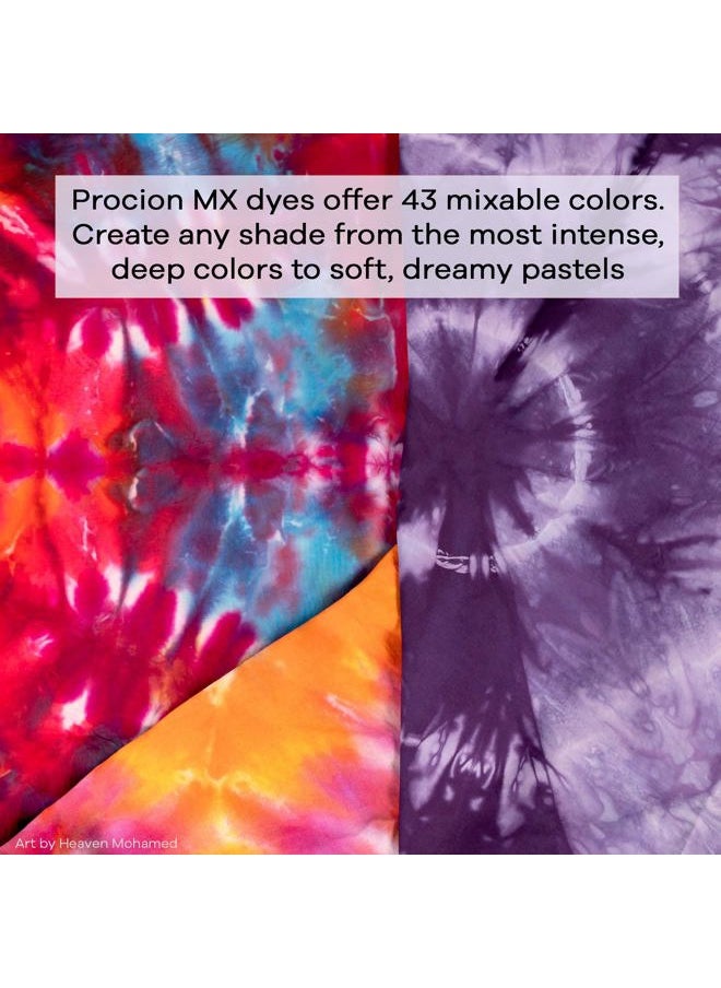 Procion Tie Dye Powder Brilliant Orange 2/3oz Jar - Powder Dye for Tie Dye - Permanent & Washfast Powder Tie Dye - Use as Ice Tie Dye Powder, Cold Water Dye for Fabric & Clothing Dye