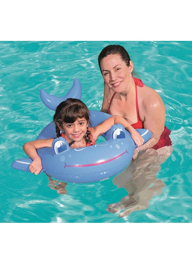 Toyshine 29'' Fish Pool Rings, Baby Pool, Swimming Rings for Kids, Inflatable Tubes, Summer Fun Water Toys for Kids, Party Fun, Beach Outdoor Party Supplies