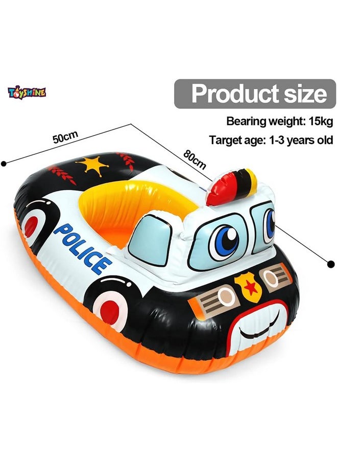 Toyshine Inflatable Police Theme Swimming Pool Tub Tube Water Play Centre Toy for Kids - 78 x 58 Cms
