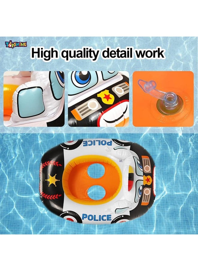Toyshine Inflatable Police Theme Swimming Pool Tub Tube Water Play Centre Toy for Kids - 78 x 58 Cms