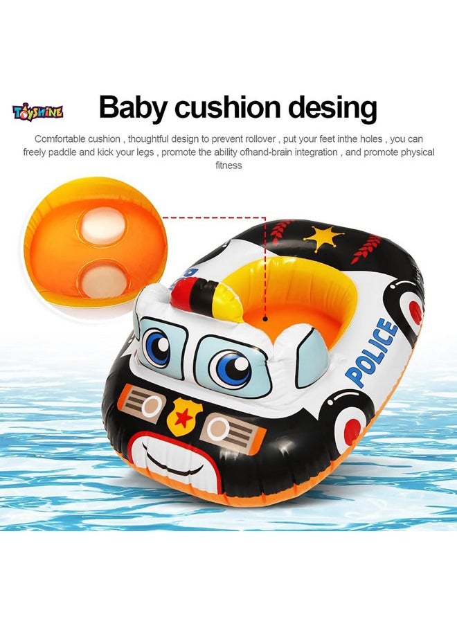 Toyshine Inflatable Police Theme Swimming Pool Tub Tube Water Play Centre Toy for Kids - 78 x 58 Cms
