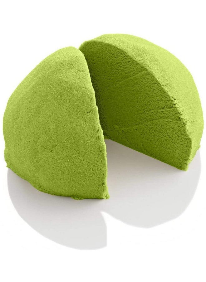 FunBlast Creative Sand for Kids - Natural Kinetic Sand Kit with Moulds for Kids Activity Toys, Soft Sand Clay Toys with Moulds for Kids, Boys, Girls (500 Gm Sand & 6 Pcs Mould) (Green)