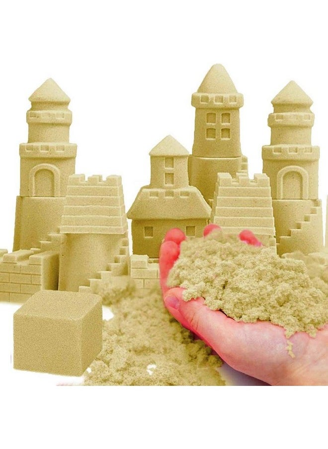 FunBlast Creative Sand for Kids - Kinetic Sand Kit for Kids Activity Toys | Soft Sand Clay Toys for Kids/Boys/Girls Without Mould & Tray Approx 1 Kg (Natural Color)