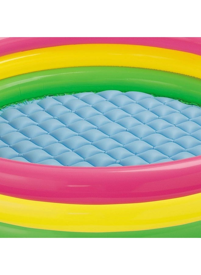 Toyshine 3 Feet Inflatable Kids Pool Bath Pool Tub, Summer Water Fun Bathing Tub Toy for Kids - 34x 10 Inches