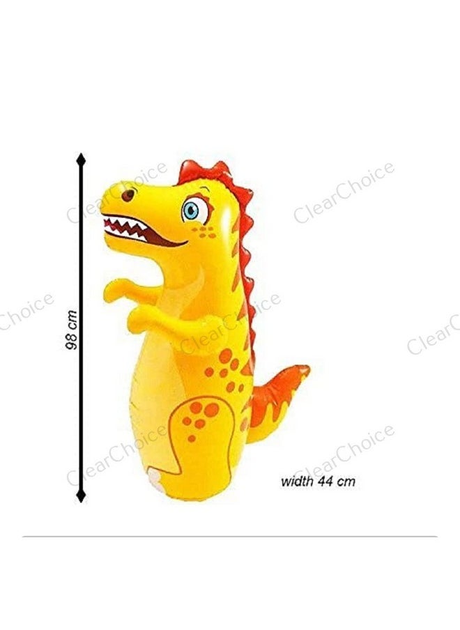 ClearChoice:- 3-D Dragon Hit Me Toy Bop Bags Toy Base Toddlers PVC Punching Bag for Kids for Baby(Multi Color)(1 PIS)