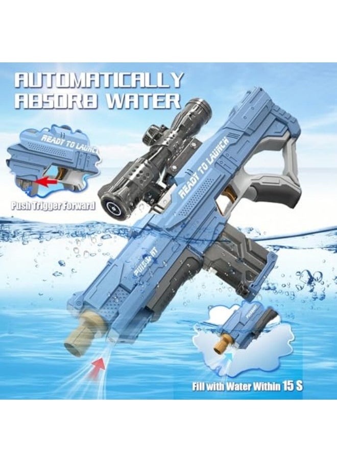 Kids Electric Water Blasters, High Pressure Water Blasters Electric Powerful Squirt Blasters, Automatic Large Capacity Water Blasters for Kids & Adults Summer Pool Beach Party