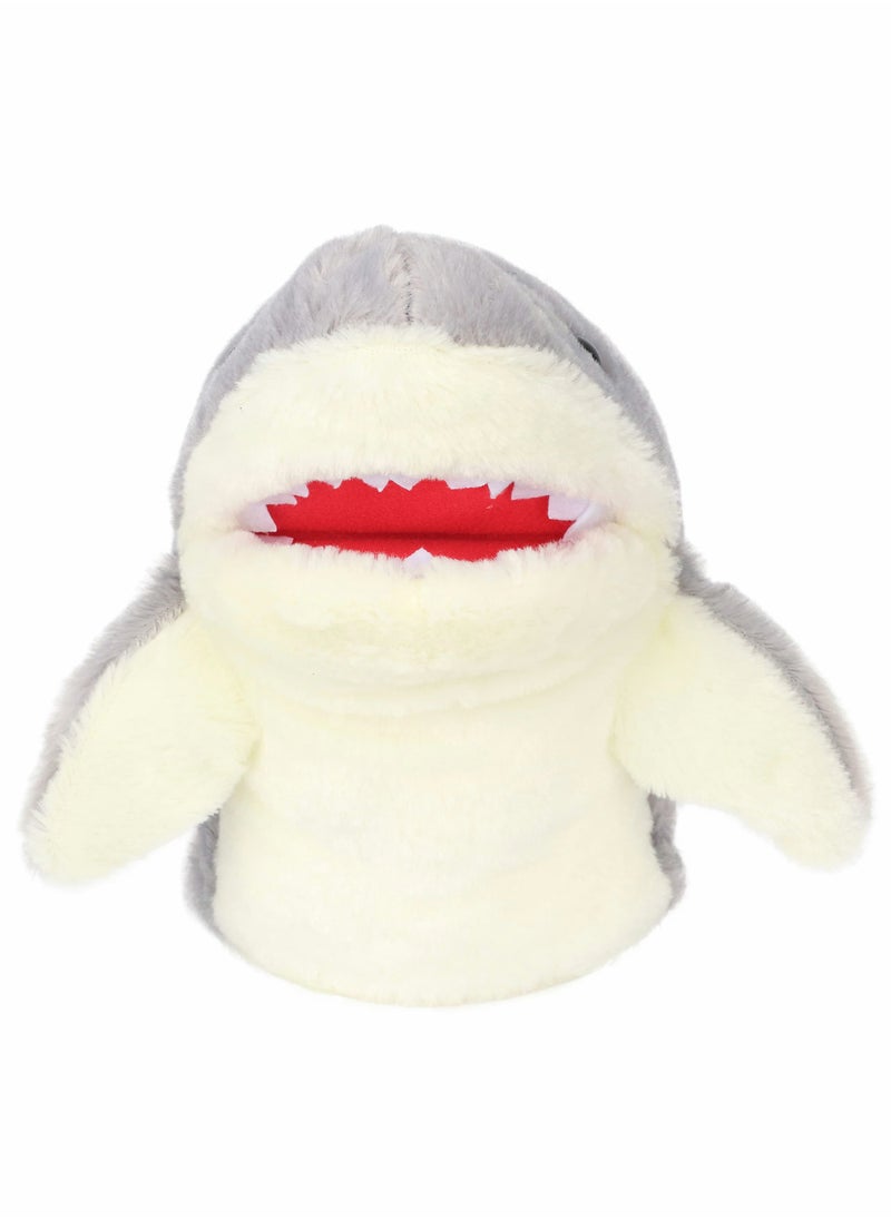Movable Mouth Shark Plush Hand Puppet Stuffed Animal Toy