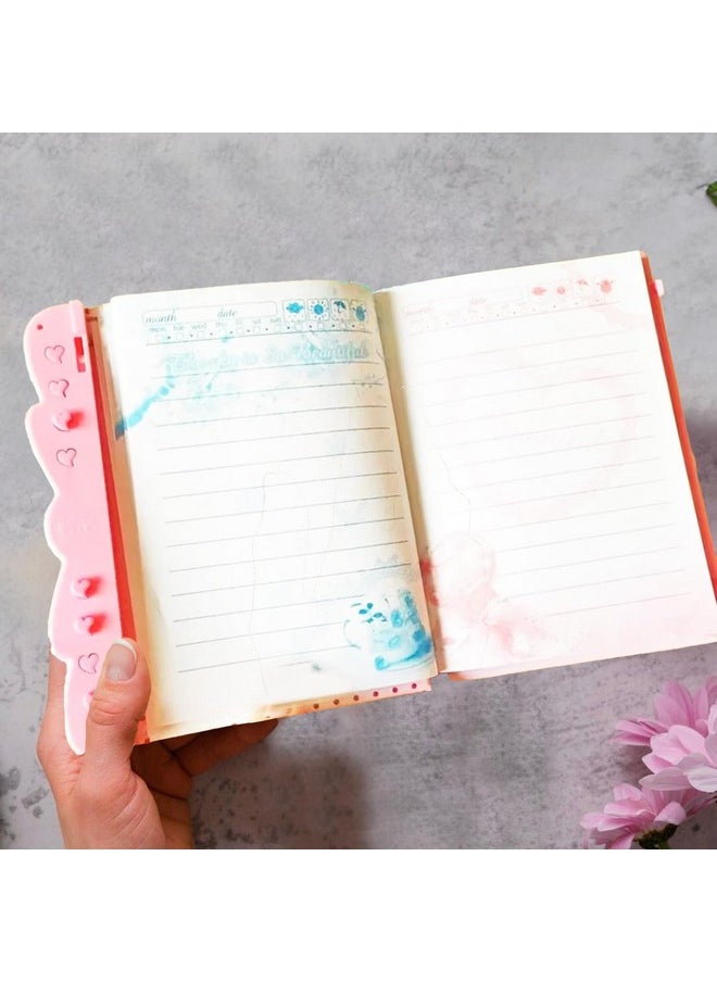 Party Propz Unicorn Theme Lock Diary With Password- Pack Of 6Pcs Return Gifts For Kids|Unicorn Diary Bulk Birthday Return Gift|Password Diary For Girls 5.91In*5.12In|Unique Return Gifts For Kids