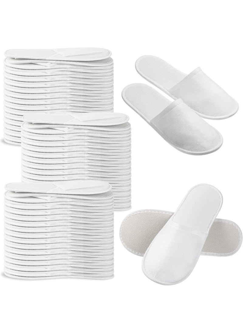 Geyoga 50 Pairs Disposable Slippers NonSlip Unisex Brushed Linen Slippers for Hotel Home Guest Train Travel Massage
