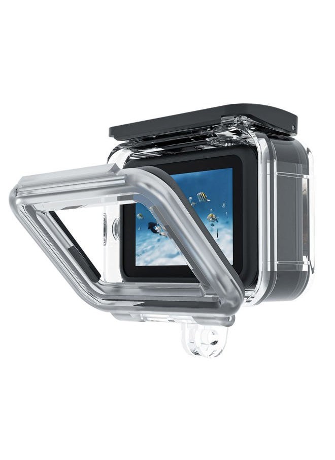 TELESIN Upgraded 60M/196FT Waterproof Case for GoPro Hero 12/11/10/9 Black Waterproof Coating to The Lens, Underwater Dive Case Housing Shell for GoPro 12, 6 × Anti-Fog Sheets, All Scenarios Available