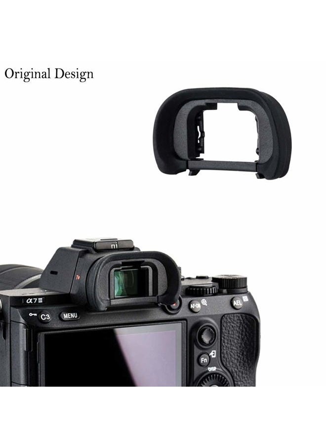 2 Packs Eyecup Eyepiece Eyeshade for Sony a7III a7II a7 a7R IV a7R II a7R III a7S II a9 a58 a99 II Viewfinder Replaces Sony FDA-EP18 FDA-EP16 FDA-EP15 Eye Cup