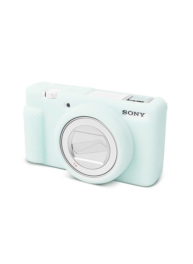ZV-1F Case, Soft Silicone Protective Case for Sony ZV1F/ZV-1M2/ZV-1 Mark II Vlog Camera, Lightweight ZV1F Case - Light Green