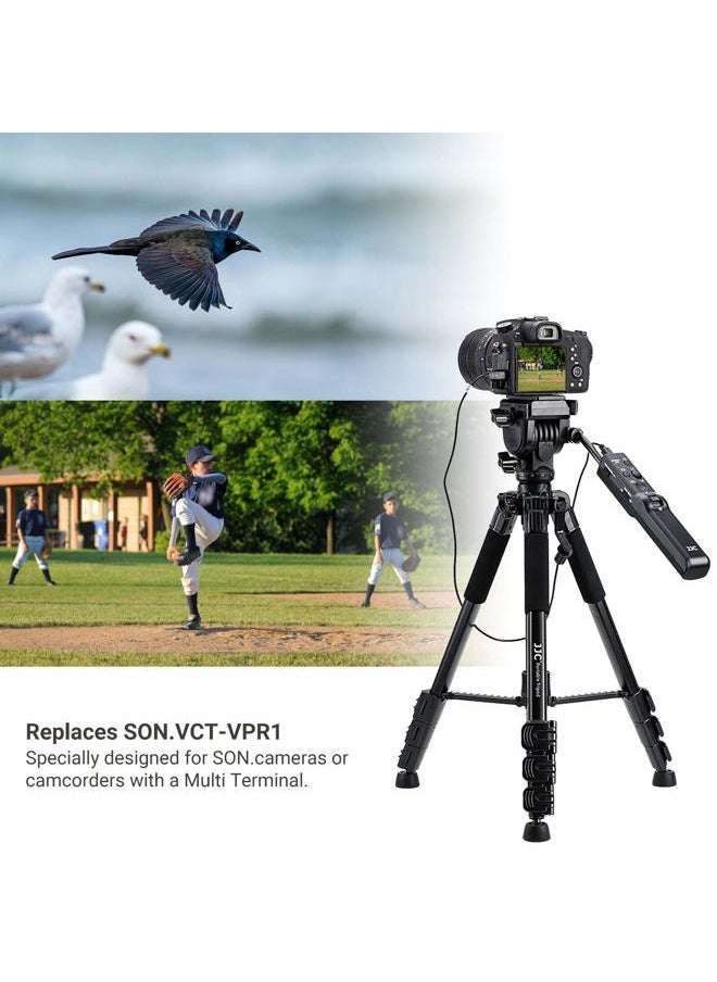 Camera Remote Control Tripod Rplac VCT-VPR1 for Sony A7R V A7RV A7 IV III II ZV-1 A6600 A6500 A6400 A6300 A6100 A6000 A1 A7SIII A7RIV A7RIII A7RII A7S II A7R A9 II RX10 IV III RX100 VII VI HX400V FX30