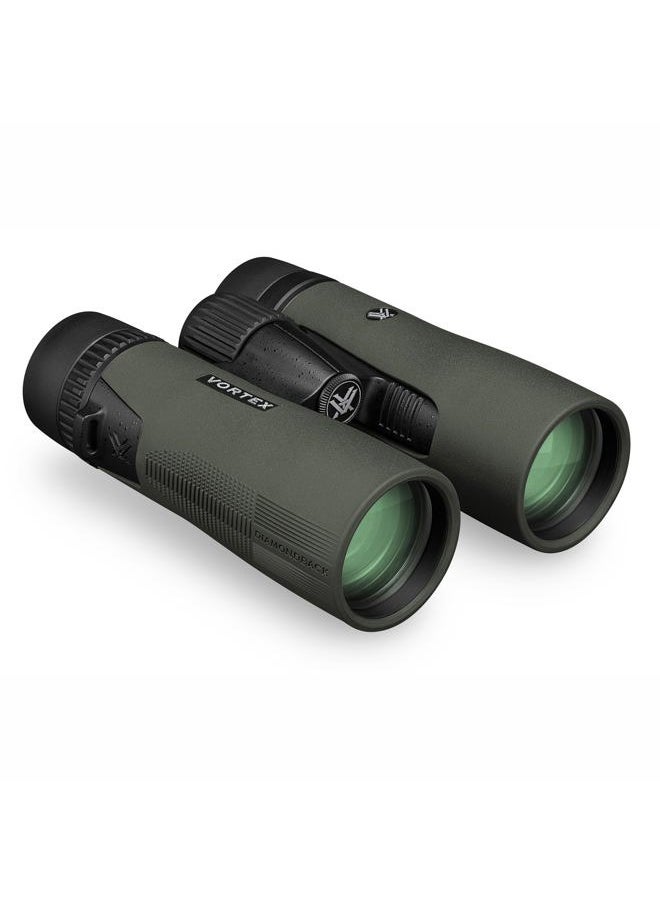 Optics Diamondback HD 8x42 Binoculars - HD Optical System, Non-slip Grip, Waterproof, Fogproof, Shockproof, Included GlassPak - Unlimited, Unconditional Warranty
