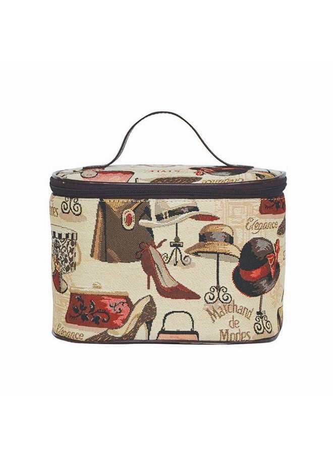Tapestry Toiletry Bag Makeup Organizer bag for Women with Fashion Boutique Design (TOIL-BOU)
