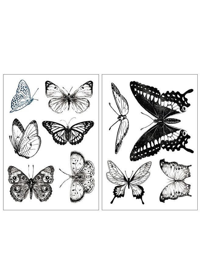 Everjoy 10+ Designs Waterproof Arm Wrist Leg Circle Fake Temporary Tattoo Stickers - Black Boho Tribal Armband