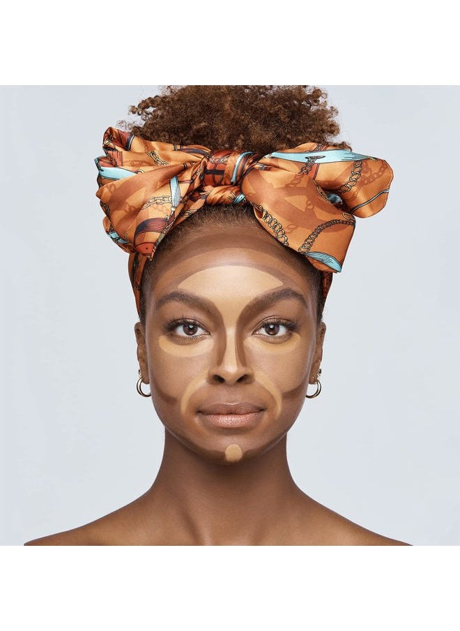 Flawless Finish with 3D Contour Cream Makeup Palette – Lightweight, Multi-Palette, Contouring Foundation, Creamy, Sculpt &Highlighting, Define Cheekbones (Dark Medium)