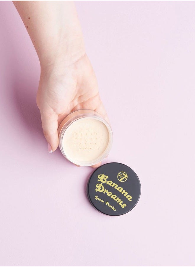 Banana Dreams Loose Setting Powder - Weightless Yellow Blurring Powder For All Skin Tones