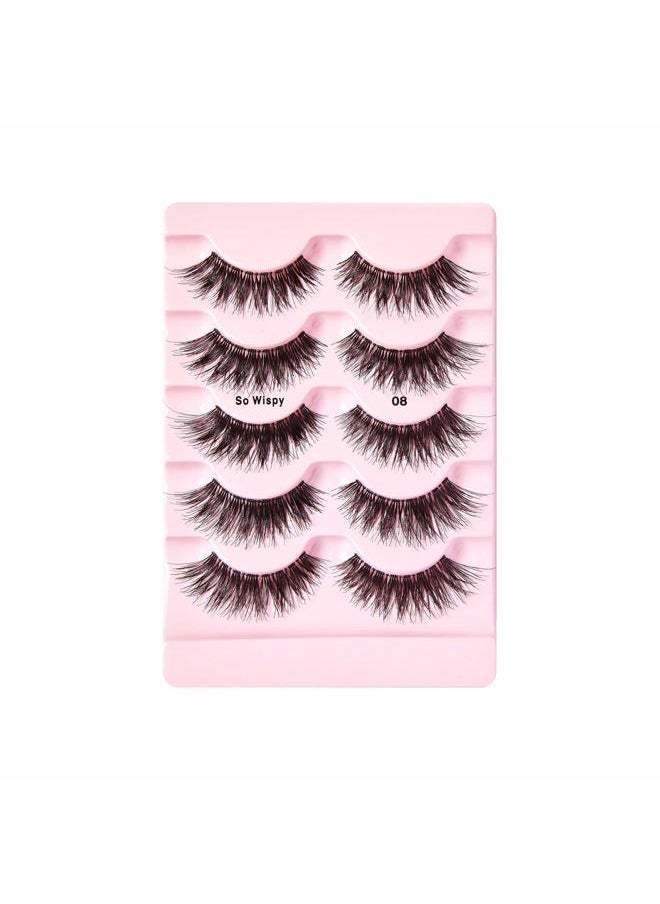 i-ENVY So Wispy Multi Pack Natural WIspy Made of Natural Hair 5 Pair