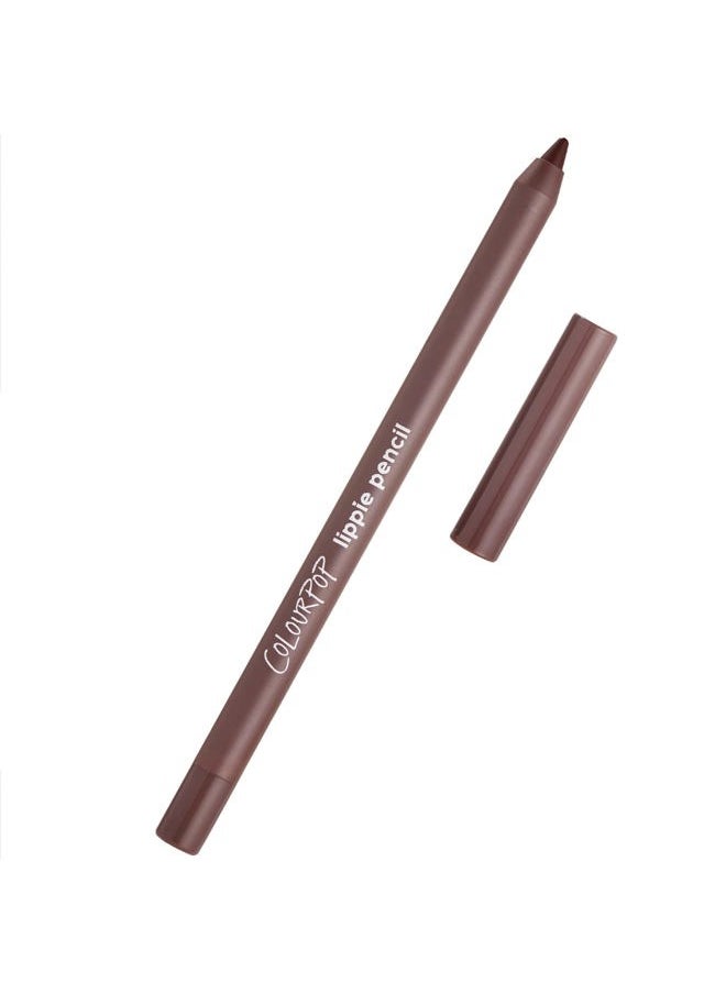 Lippie Pencil Liner NEW Unboxed (PITCH - chocolate brown, matte), 1.0g (0.035 Ounce)