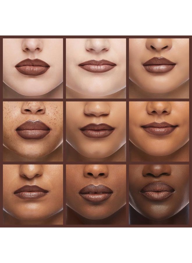 Lippie Pencil Liner NEW Unboxed (PITCH - chocolate brown, matte), 1.0g (0.035 Ounce)