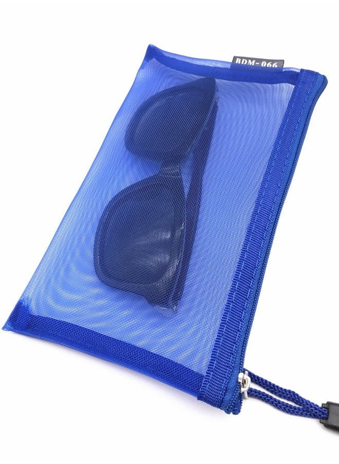 Pack of 5 pcs Multipurpose Nylon Mesh Cosmetic Bag Makeup Travel Cases Pencil Case Travel Organizers