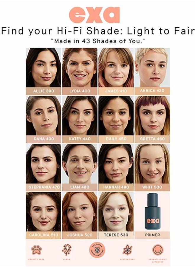 Beauty - Natural High Fidelity Foundation | Clean, Vegan, Cruelty-Free Makeup (Nya 140)