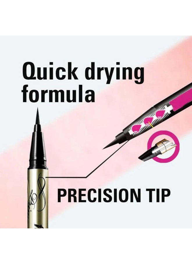 by KISSME Prime Waterproof Liquid Eyeliner, Stay All Day Long & Precise Eye Makeup from Japan, 03 Natural Brown 0.4mL/0.01 Fl Oz