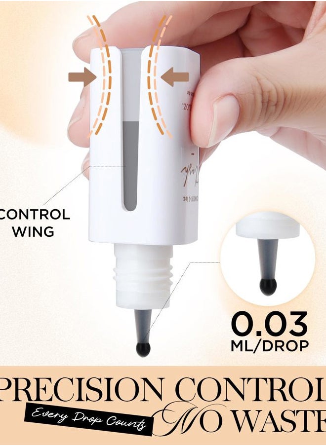 Eyelash Extension Glue, Lash Glue for Eyelash Extensions 10 ml, Smart Drop Technology Flash Glue for Classic and Volume Lashes, 0.03 ml per Drop, 1 S Dry Time, 6-7 Weeks Retention by BEYELIAN