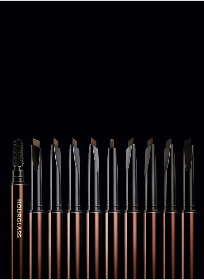 Hourglass Arch Brow Sculpting Pencil. Ash Shade Mechanical Eyebrow Pencil for Shaping and Filling.
