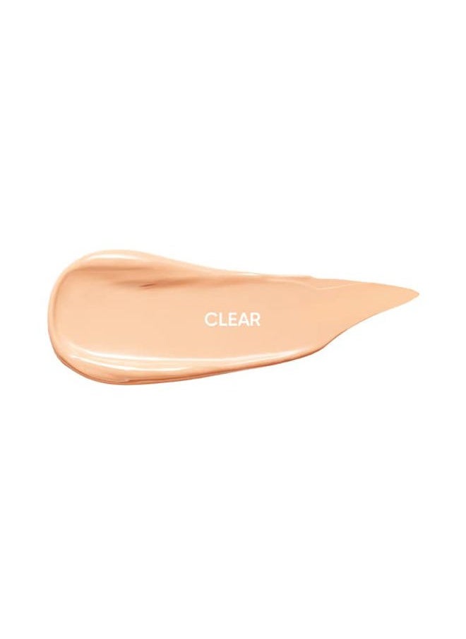 AMUSE Dew Jelly Vegan Cushion Foundation 1.5 CLEAR | dewy, glow, long-lasting, double coverage, clean beauty, lightweight, natural look, foundation for sensitive skin, hydrating cushion