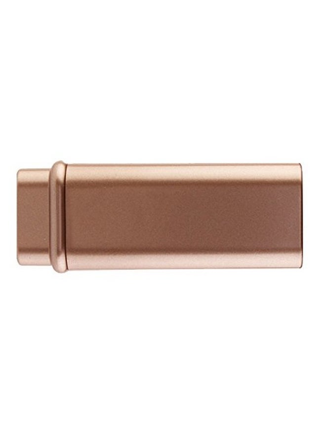 Futaba Retractable Cosmetic Blusher/Pro Foundation Brush - Gold