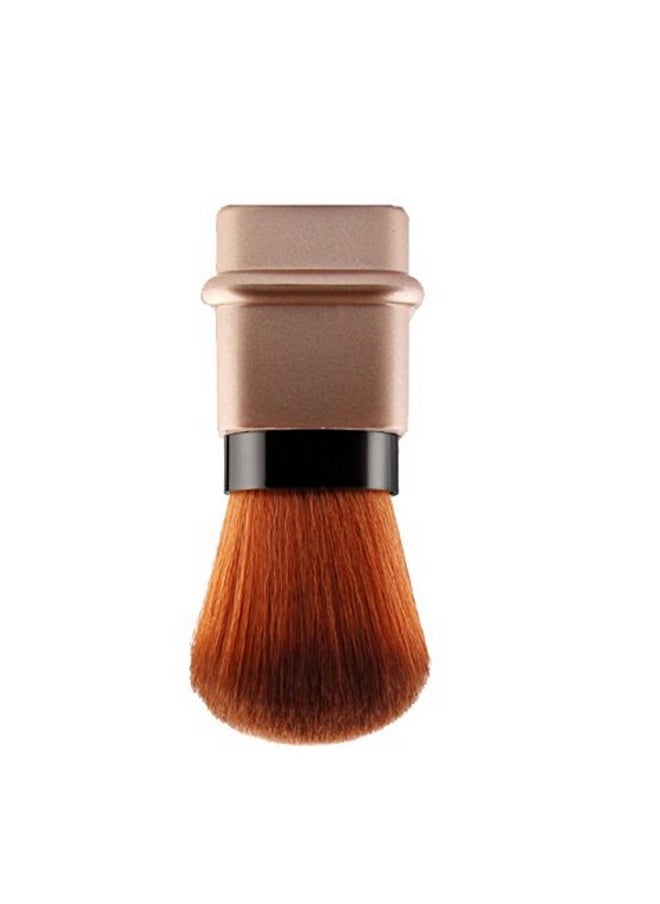 Futaba Retractable Cosmetic Blusher/Pro Foundation Brush - Gold