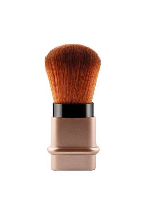 Futaba Retractable Cosmetic Blusher/Pro Foundation Brush - Gold