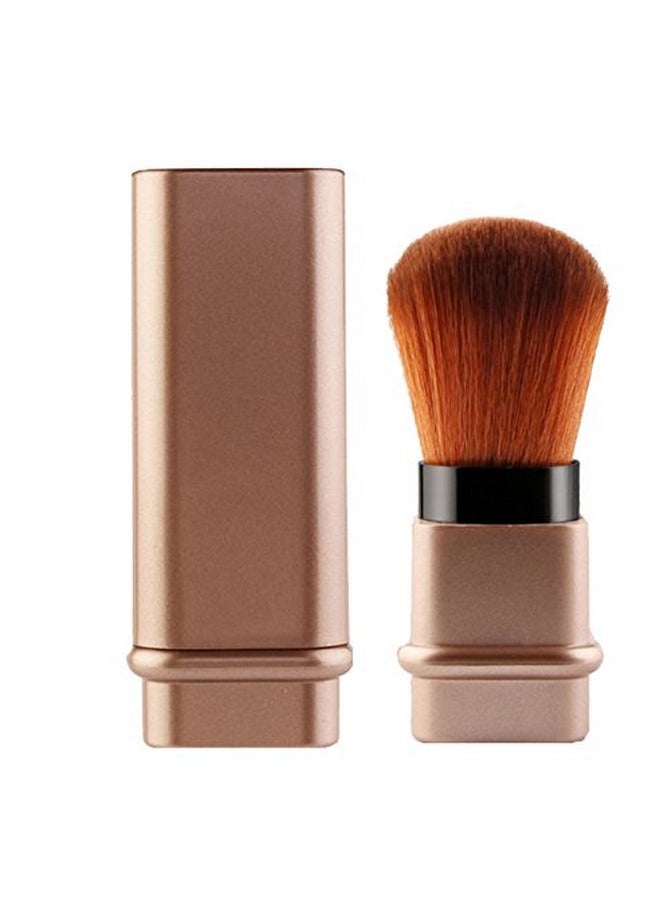 Futaba Retractable Cosmetic Blusher/Pro Foundation Brush - Gold