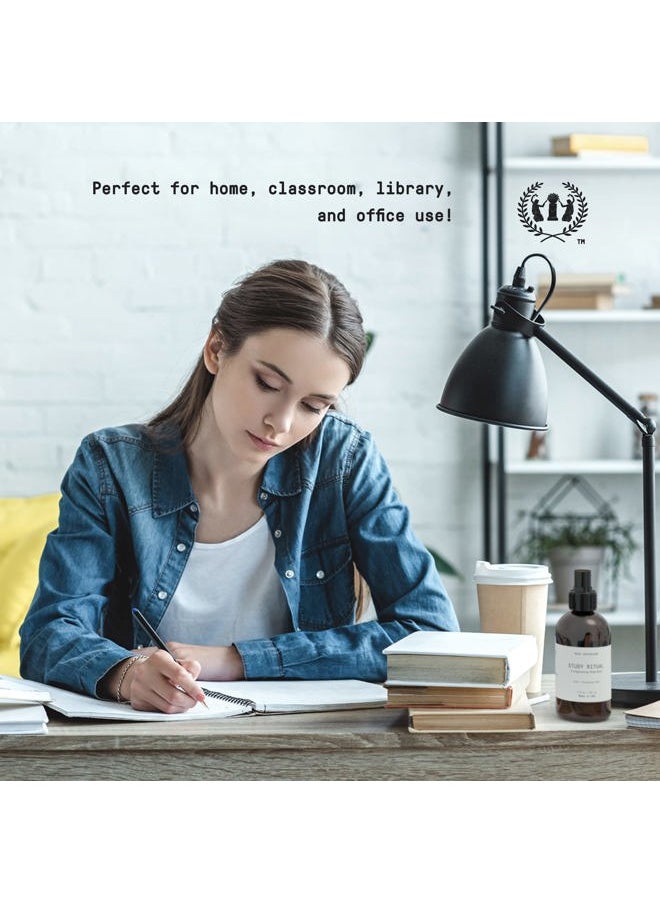 Study Ritual - Aromatic and Invigorating Room Mist, 8 oz, Infused with Natural Essential Oils - Aloe + Eucalyptus Mint, Pack of 2