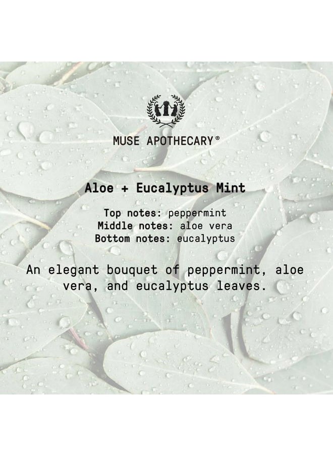 Study Ritual - Aromatic and Invigorating Room Mist, 8 oz, Infused with Natural Essential Oils - Aloe + Eucalyptus Mint, Pack of 2