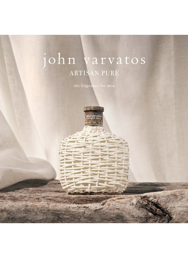 Men's Cologne, Artisan Pure Eau de Toilette EDT Spray, Citrus Woody Scent with Notes of Petitgrain, Orris Absolute & Mexican Primavera Wood, 4.2 fl oz